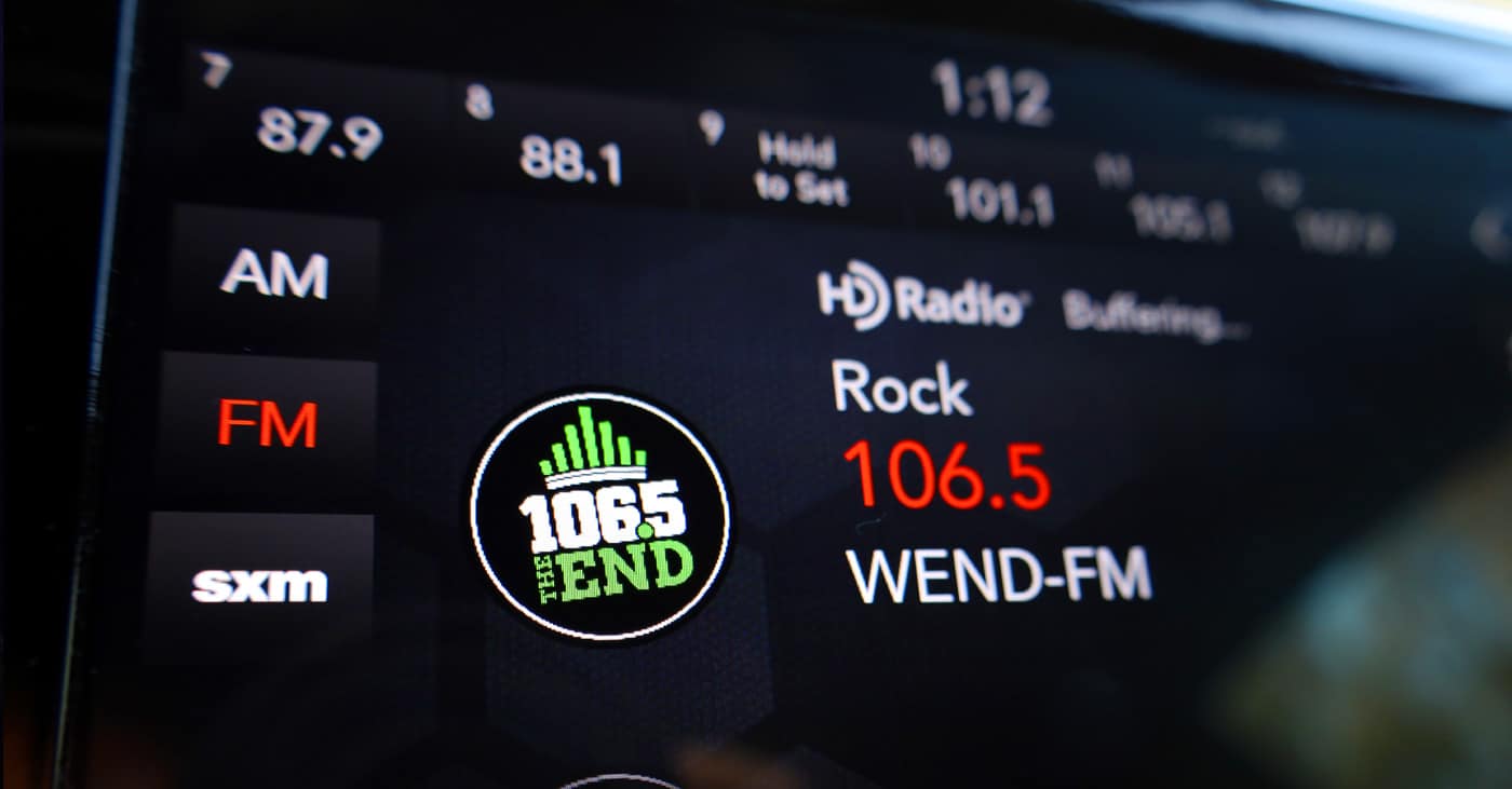 106.5 The End Display Logo