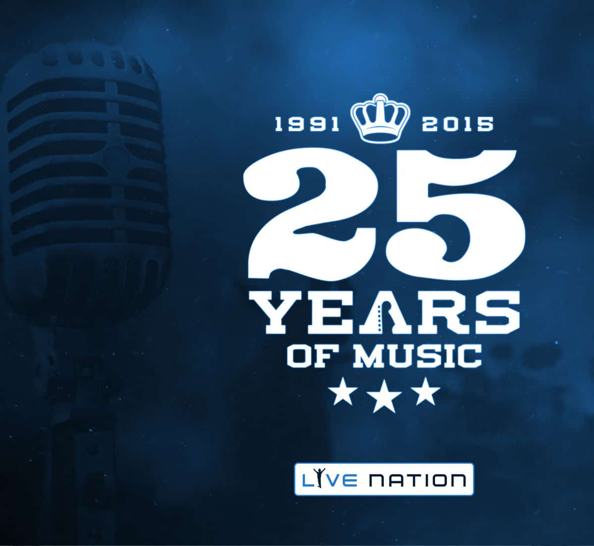 Live Nation 25 Years Logo