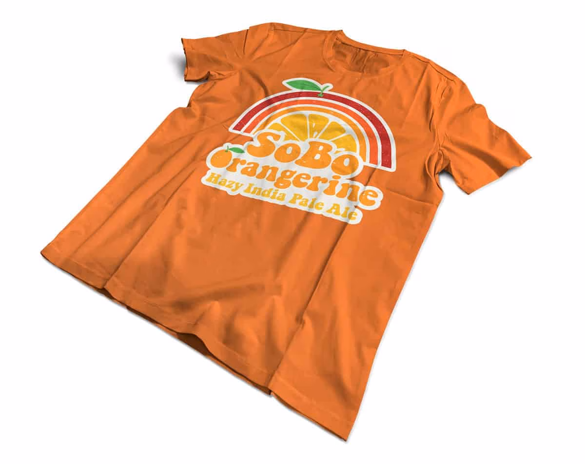 Blue Blaze Brewing Company SoBo Orangerine Hazy IPA t-shirt