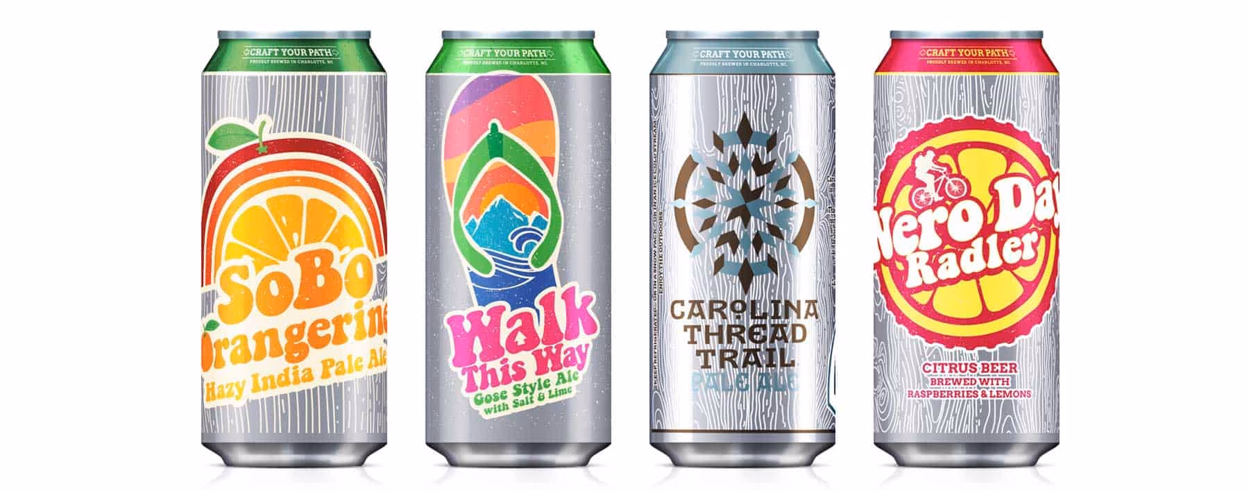 Blue Blaze Brewing Company seasonal beer cans