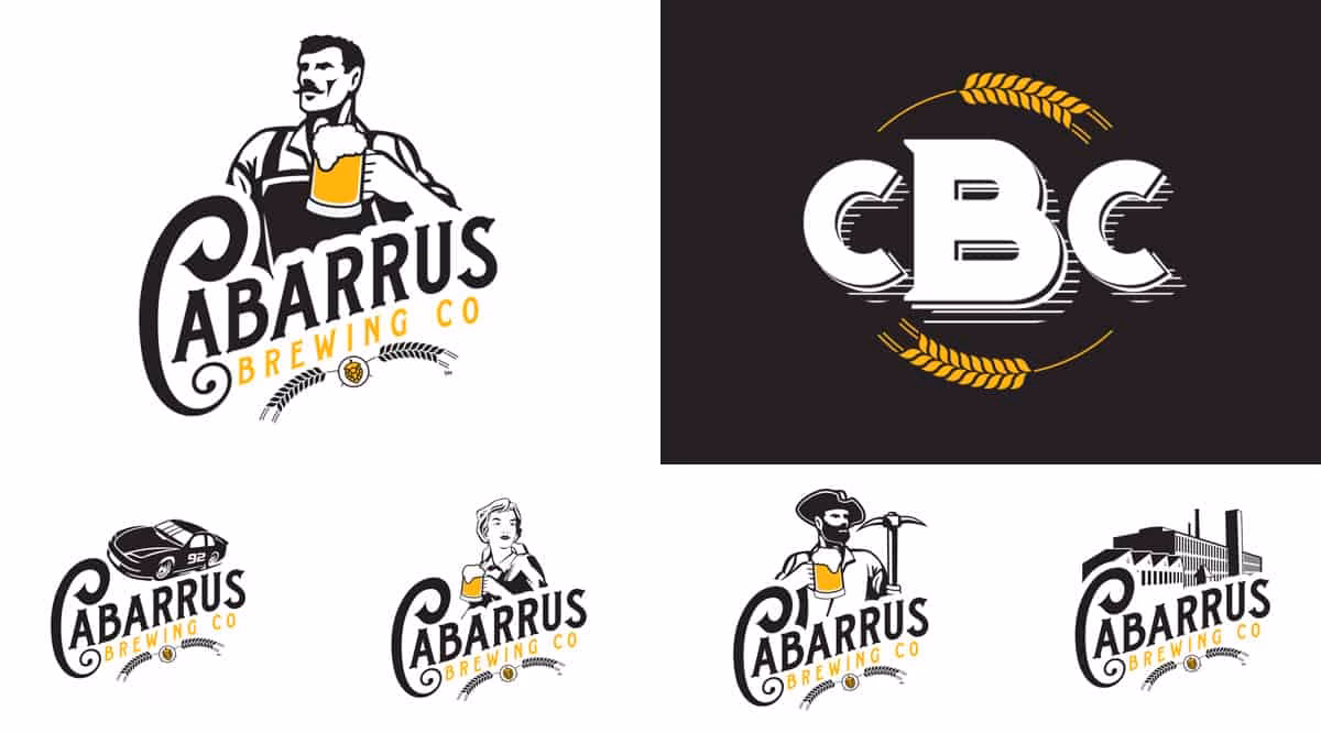 Cabarrus Brewing Co. secondary logos