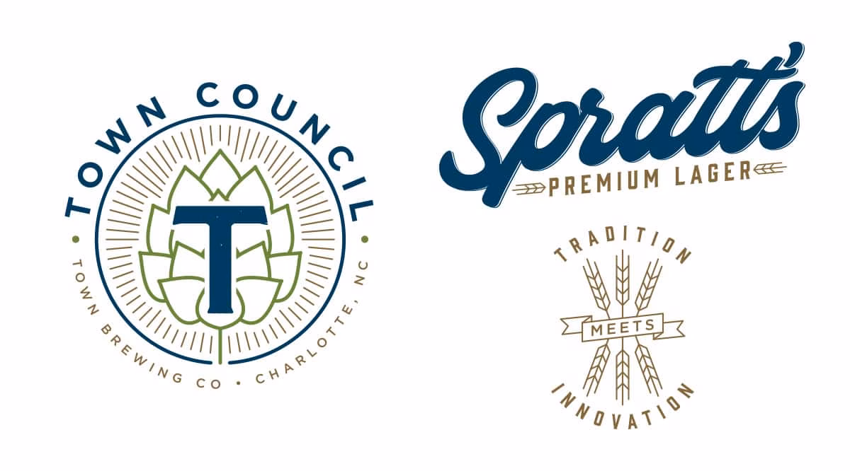 Town Brewing Co. sub-brand logos