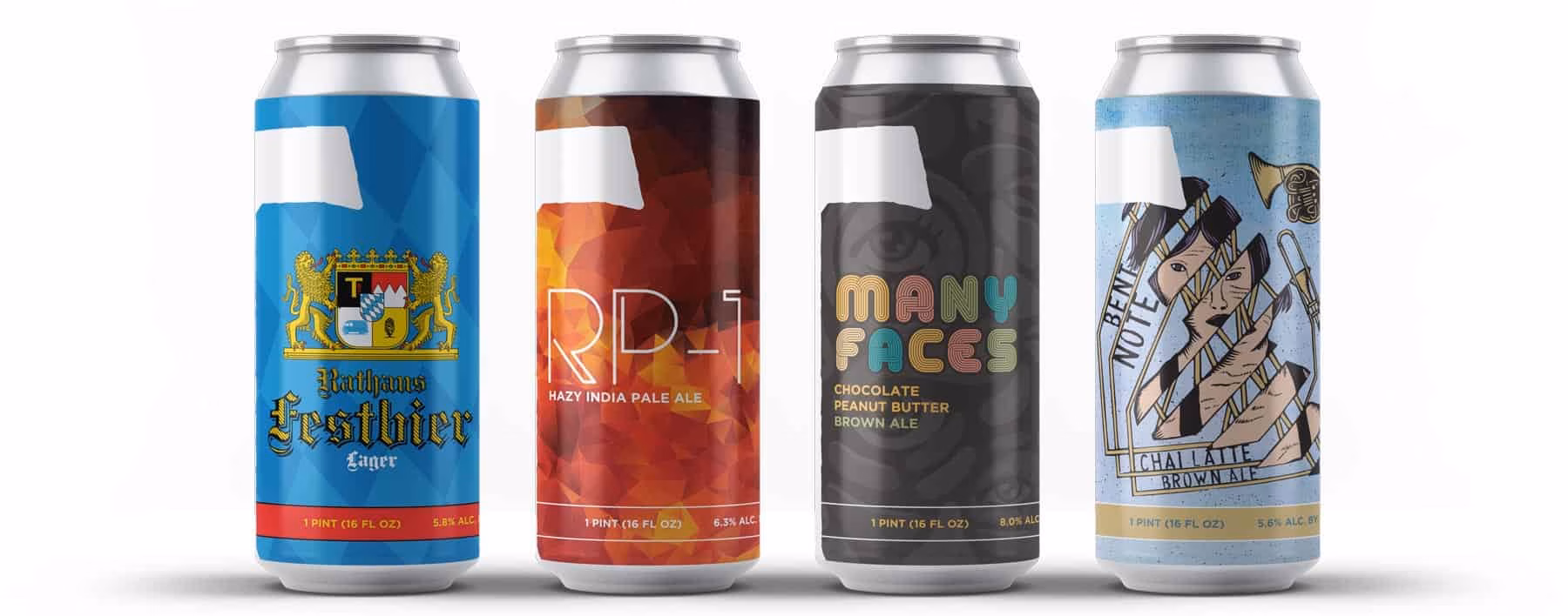 Town Brewing Company assorted cans